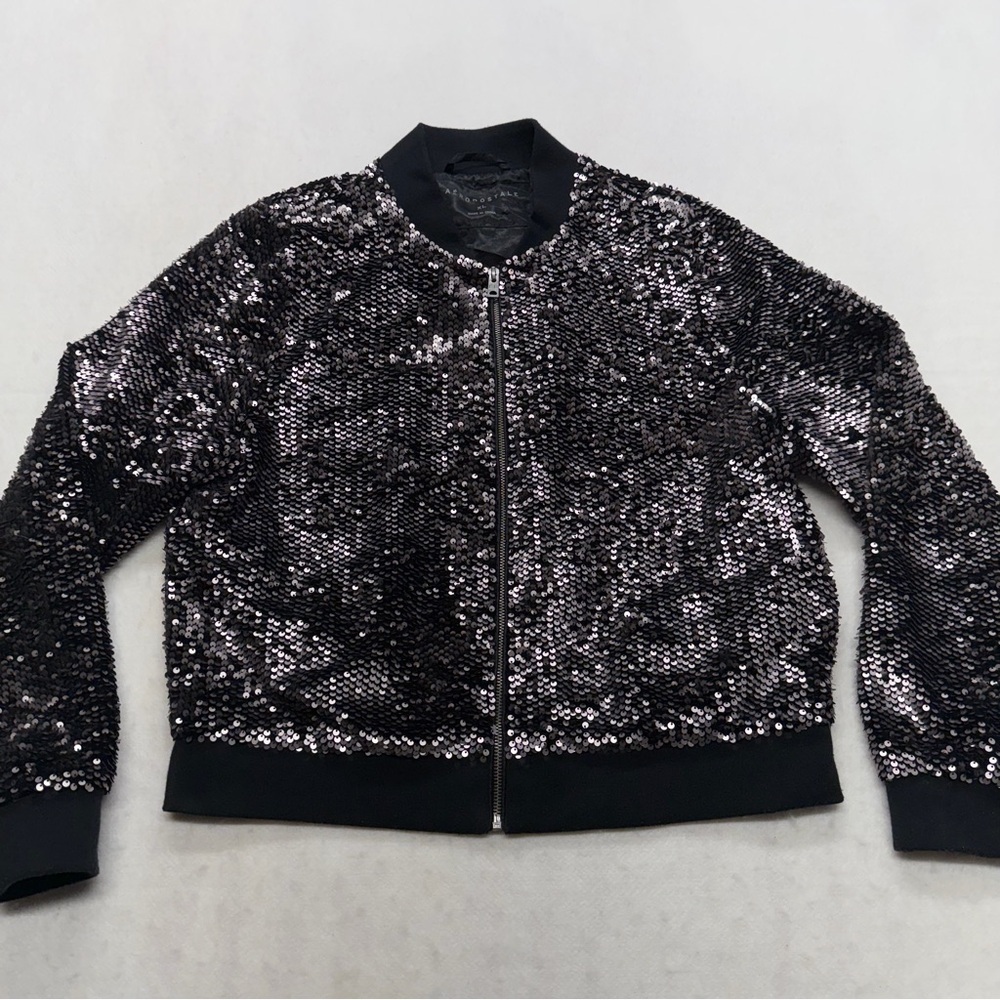 Aeropostale Sequined Bomber Jacket Women’s Size XL